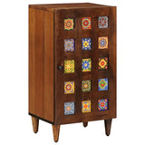 vidaXL Dressoir Walnotenhout 40 x 33 x 75 cm Massief Mango Hout