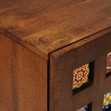 vidaXL Dressoir Walnotenhout 40 x 33 x 75 cm Massief Mango Hout