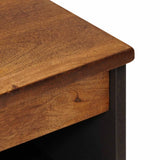 vidaXL Dressoir Walnotenhout 60 x 33 x 75 cm Massief Mango Hout