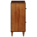 vidaXL Sideboard Walnut Wood 60 x 33 x 75 cm Solid Mango Wood