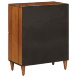 vidaXL Sideboard Walnut Wood 60 x 33 x 75 cm Solid Mango Wood