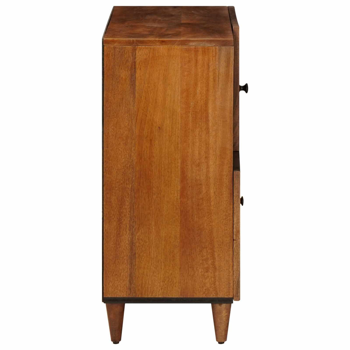 vidaXL Sideboard Walnut Wood 80 x 33 x 75 cm Solid Mango Wood