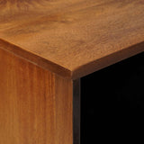 vidaXL Sideboard Walnut Wood 80 x 33 x 75 cm Solid Mango Wood
