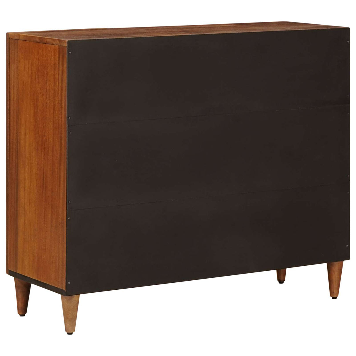 vidaXL Sideboard Walnut 90 x 33.5 x 75 cm Solid Mango Wood