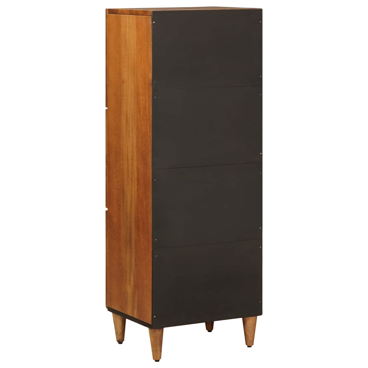 vidaXL Highboard Walnut Wood 40 x 33 x 110 cm Solid Mango Wood