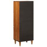 vidaXL Highboard Walnut Wood 40 x 33 x 110 cm Solid Mango Wood
