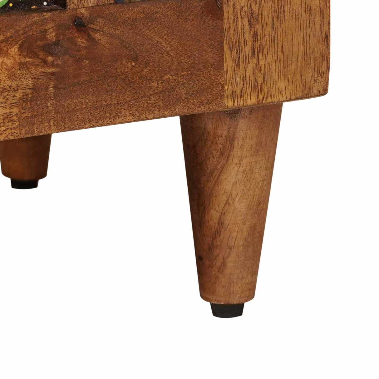 vidaXL Highboard Walnut Wood 40 x 33 x 110 cm Solid Mango Wood