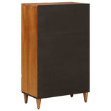 vidaXL Highboard Walnotenhout 60 x 33,5 x 100 cm Massief Mango Hout