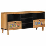 vidaXL TV Kast Walnotenhout 100 x 33 x 46 cm Massief Mango Hout