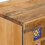 vidaXL Dressoir Walnotenhout 40 x 33 x 75 cm Massief Mango Hout