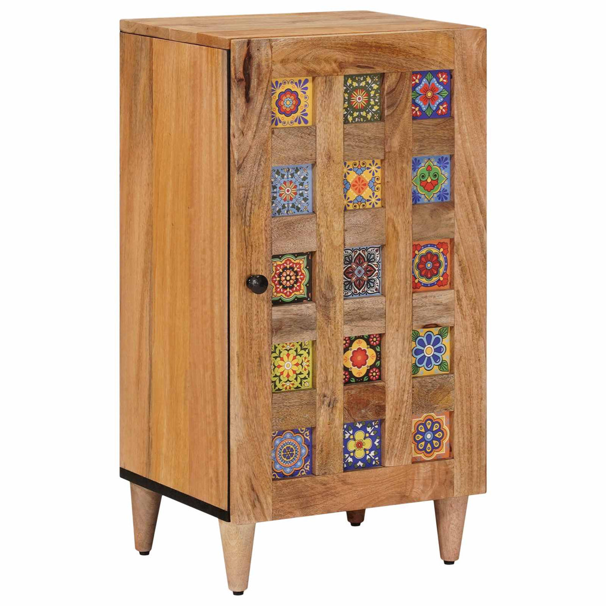 vidaXL Dressoir Walnotenhout 40 x 33 x 75 cm Massief Mango Hout