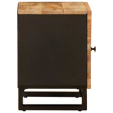 vidaXL Nachtkastje Bruin 40 x 33 x 46 cm Massief Mango Hout