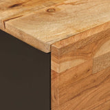 vidaXL Nachtkastje Bruin 40 x 33 x 46 cm Massief Mango Hout
