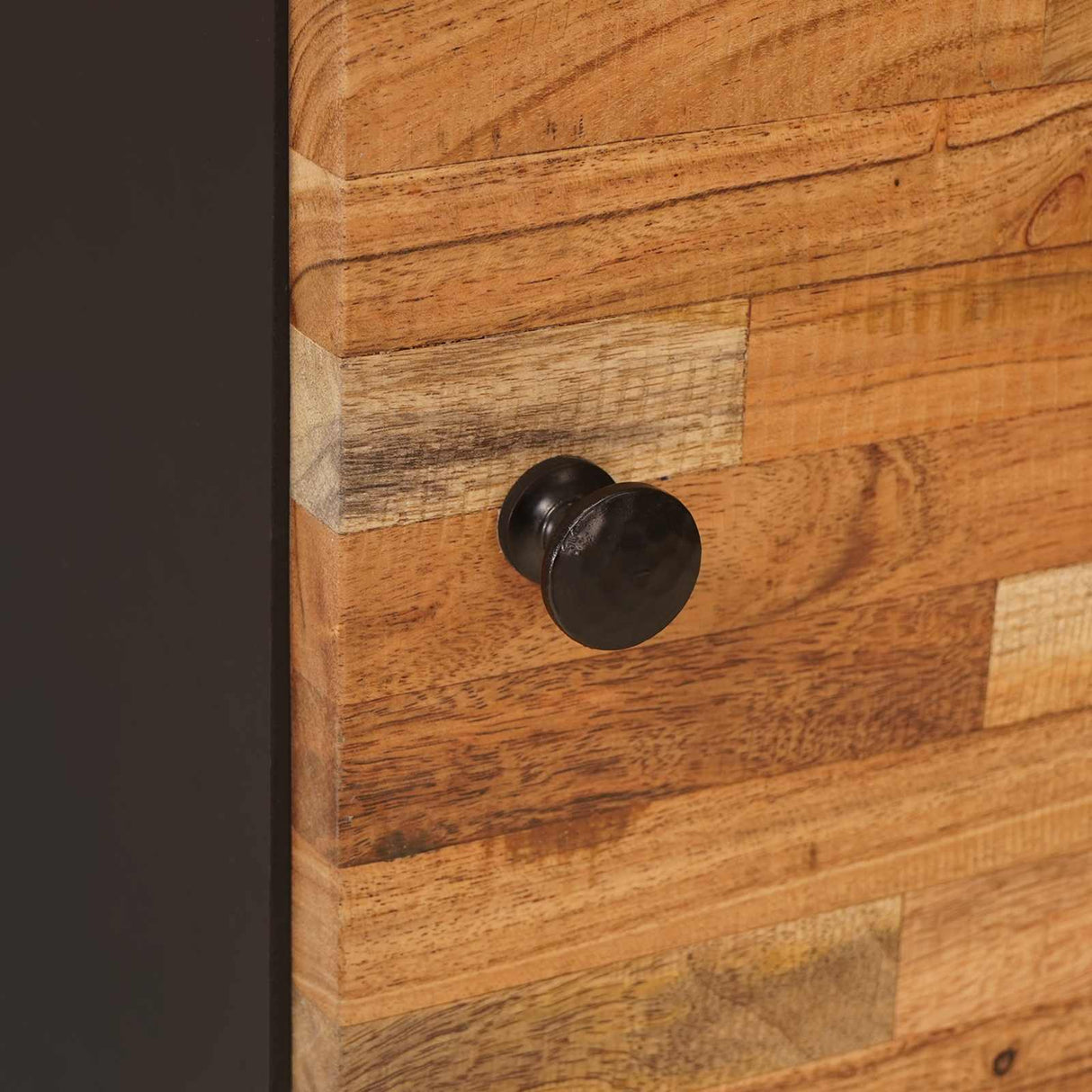 vidaXL Nachtkastje Bruin 40 x 33 x 46 cm Massief Mango Hout