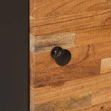 vidaXL Nachtkastje Bruin 40 x 33 x 46 cm Massief Mango Hout