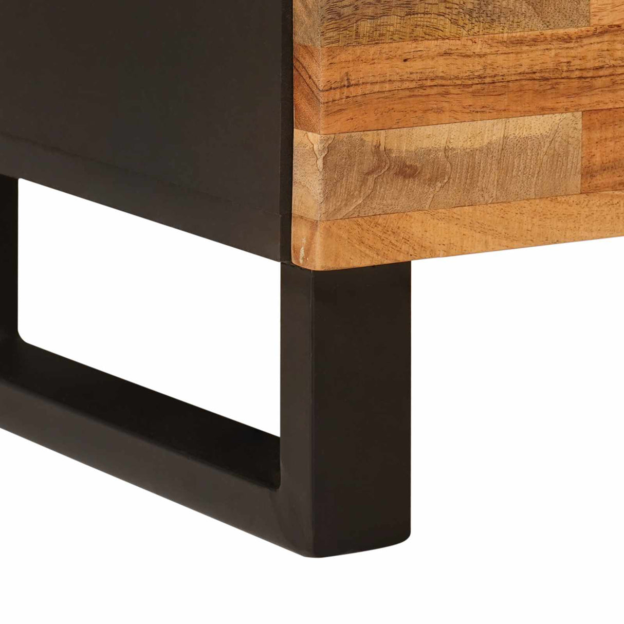 vidaXL Nachtkastje Bruin 40 x 33 x 46 cm Massief Mango Hout