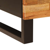 vidaXL Bedside Cabinet with Drawer Brown 40x33x46 cm Solid Mango Wood