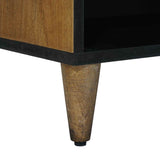 vidaXL TV Kast met plank Wit 80 x 31,5 x 46 cm Massief Mango Hout
