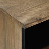 vidaXL TV Kast met lade Wit 80 x 33,5 x 46 cm Massief Mango Hout