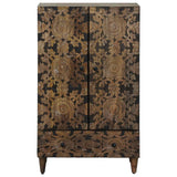 vidaXL Hoge Kast met lade Wit 60 x 33,5 x 100 cm Massief Mango Hout