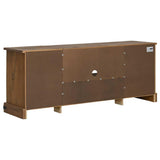 vidaXL Tv-meubel HALDEN 2 schuifdeuren 150x40x60 cm massief hout wit