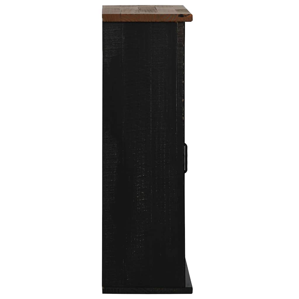 vidaXL Wall Cabinet HALDEN with Sliding Door 49x22.5x70 cm Pine Wood White