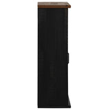 vidaXL Wall Cabinet HALDEN with Sliding Door 49x22.5x70 cm Pine Wood White