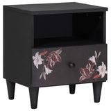 vidaXL Nightstand with Drawer Brown 40 x 33 x 46 cm Solid Mango Wood