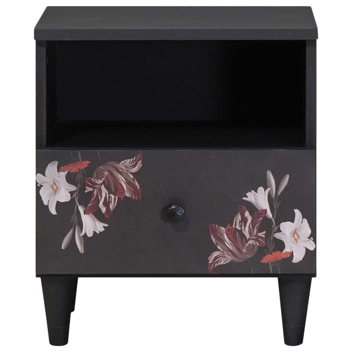 vidaXL Nightstand with Drawer Brown 40 x 33 x 46 cm Solid Mango Wood
