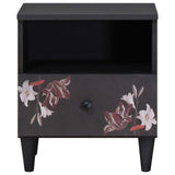 vidaXL Nightstand with Drawer Brown 40 x 33 x 46 cm Solid Mango Wood