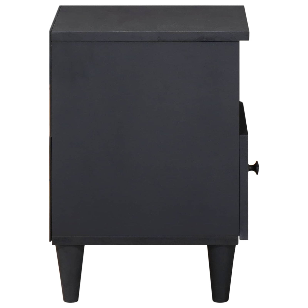 vidaXL Nightstand with Drawer Brown 40 x 33 x 46 cm Solid Mango Wood