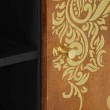 vidaXL TV Cabinet Honey Brown 105 x 33 x 46 cm Solid Mango Wood