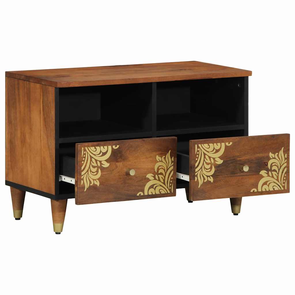 vidaXL TV Kast Honing bruin 70 x 33 x 46 cm Massief Mango Hout