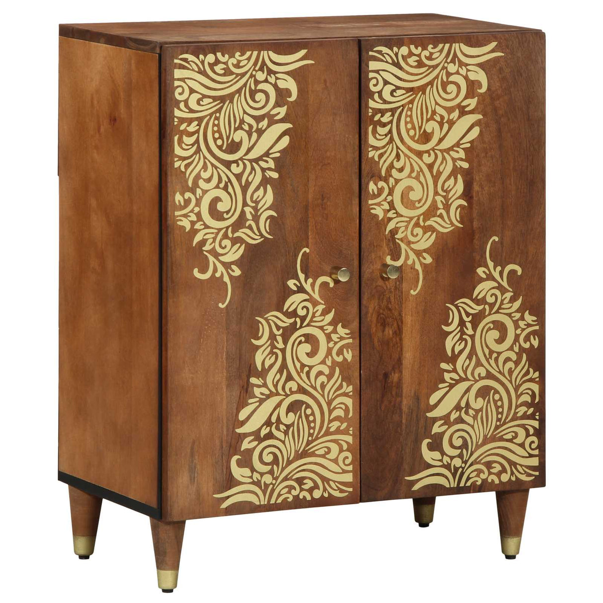 vidaXL Dressoir Bruin 60 x 33 x 75 cm Massief Mango Hout