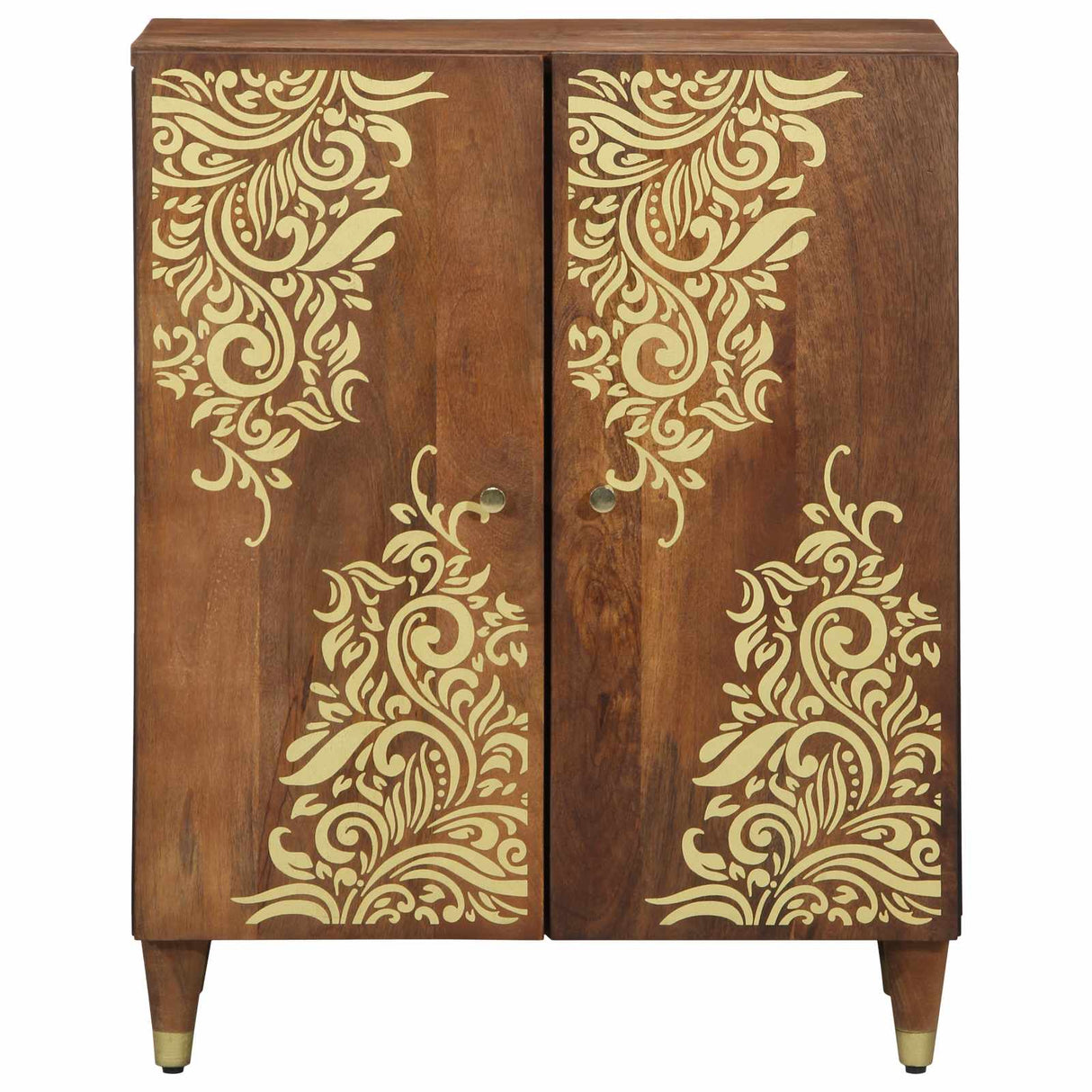 vidaXL Dressoir Bruin 60 x 33 x 75 cm Massief Mango Hout