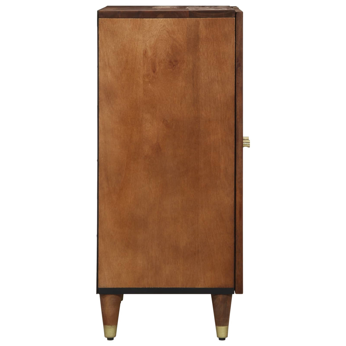 vidaXL Dressoir Bruin 60 x 33 x 75 cm Massief Mango Hout