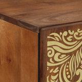 vidaXL Dressoir Bruin 60 x 33 x 75 cm Massief Mango Hout