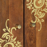 vidaXL Dressoir Bruin 60 x 33 x 75 cm Massief Mango Hout