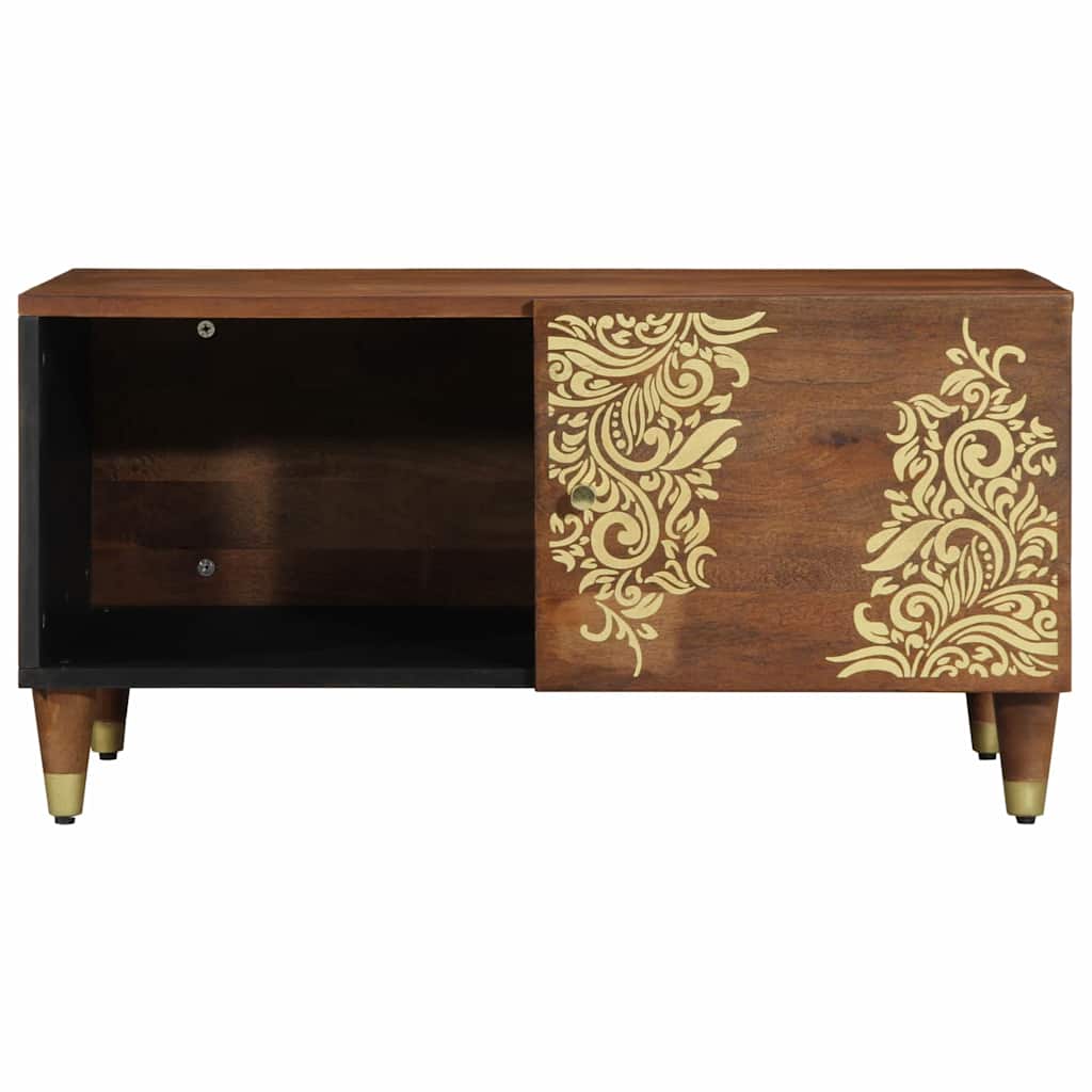 vidaXL Salontafel Honing bruin 80 x 50 x 40 cm Massief Mango Hout