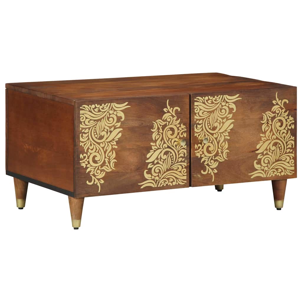 vidaXL Salontafel Honing bruin 80 x 50 x 40 cm Massief Mango Hout