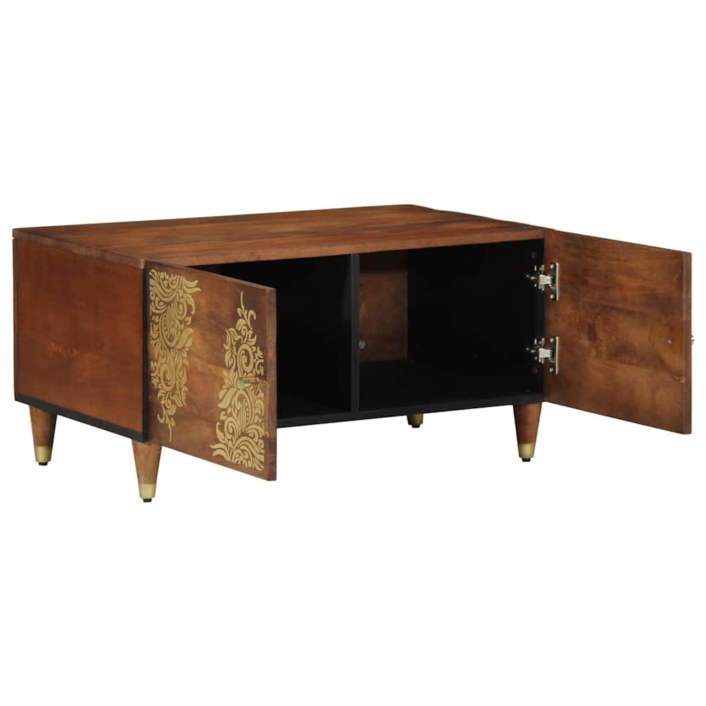 vidaXL Salontafel Honing bruin 80 x 50 x 40 cm Massief Mango Hout