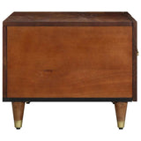 vidaXL Salontafel Honing bruin 80 x 50 x 40 cm Massief Mango Hout