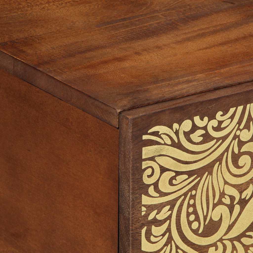 vidaXL Salontafel Honing bruin 80 x 50 x 40 cm Massief Mango Hout