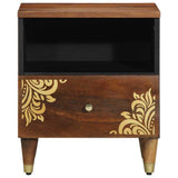 vidaXL Bedside cabinet Honey brown 40 x 33 x 46 cm Solid Mango Wood