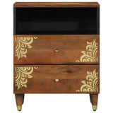 vidaXL Nightstand Honey Brown 50 x 33 x 62 cm Solid Mango Wood