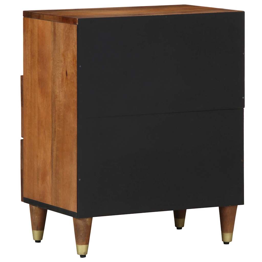 vidaXL Nightstand Honey Brown 50 x 33 x 62 cm Solid Mango Wood