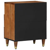 vidaXL Nightstand Honey Brown 50 x 33 x 62 cm Solid Mango Wood