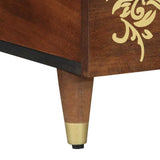 vidaXL Salontafel Honing bruin 100 x 54 x 40 cm Massief Mango Hout