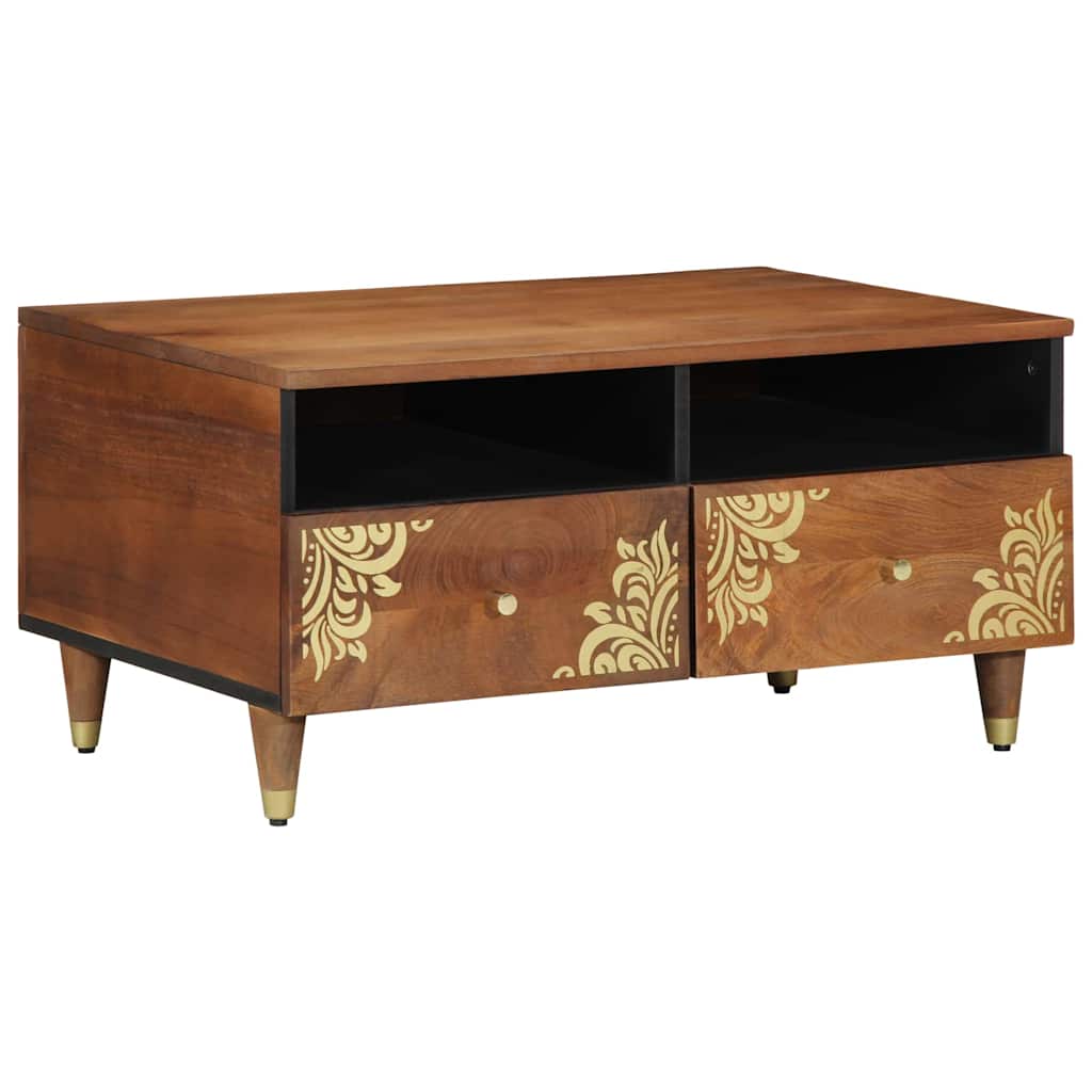 vidaXL Salontafel Honing bruin 80 x 54 x 40 cm Massief Mango Hout