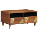 vidaXL Salontafel Honing bruin 80 x 54 x 40 cm Massief Mango Hout